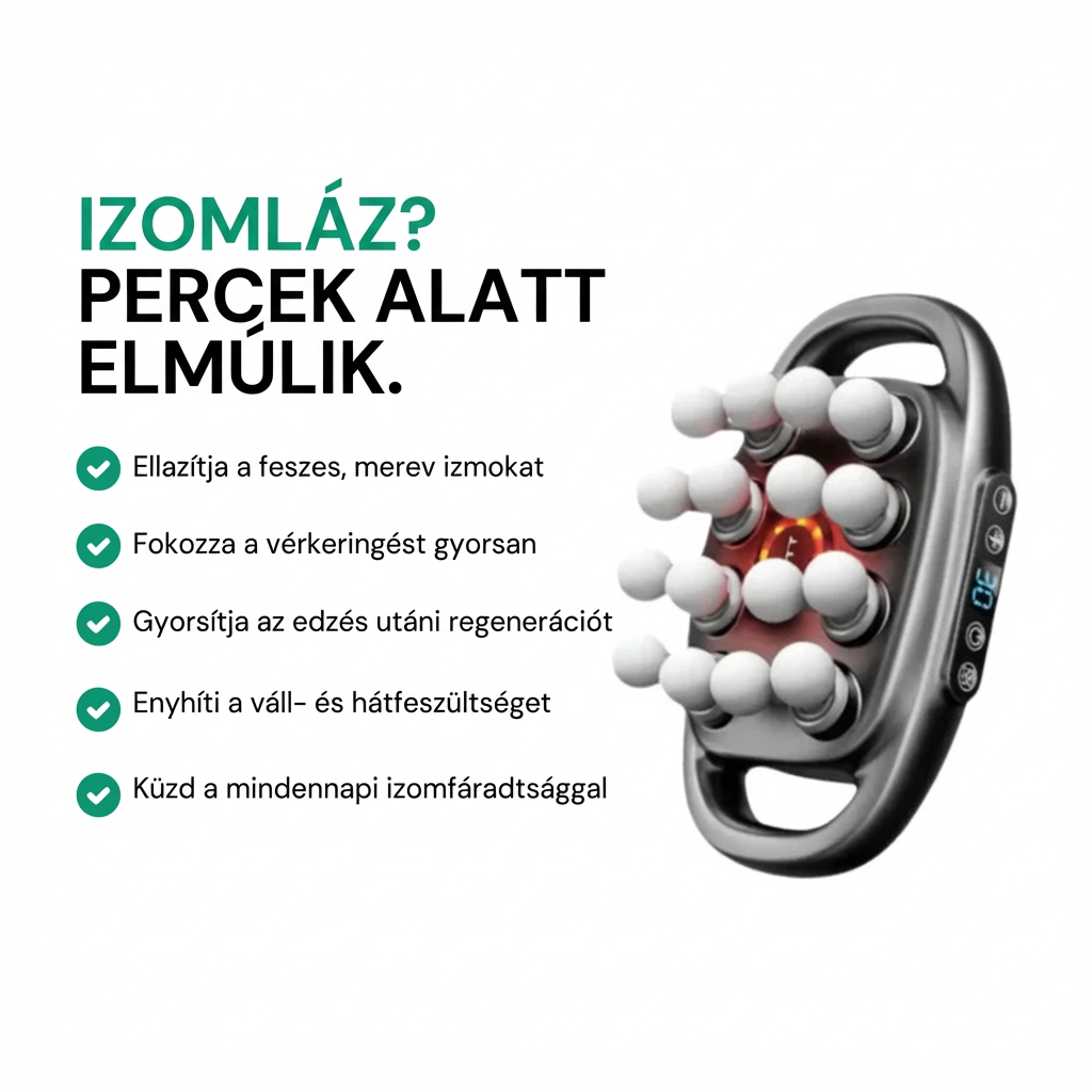 Szüntesse meg a fájdalmat és regenerálja minden izmát a vörösfény-terápiás Omnivellis™-el