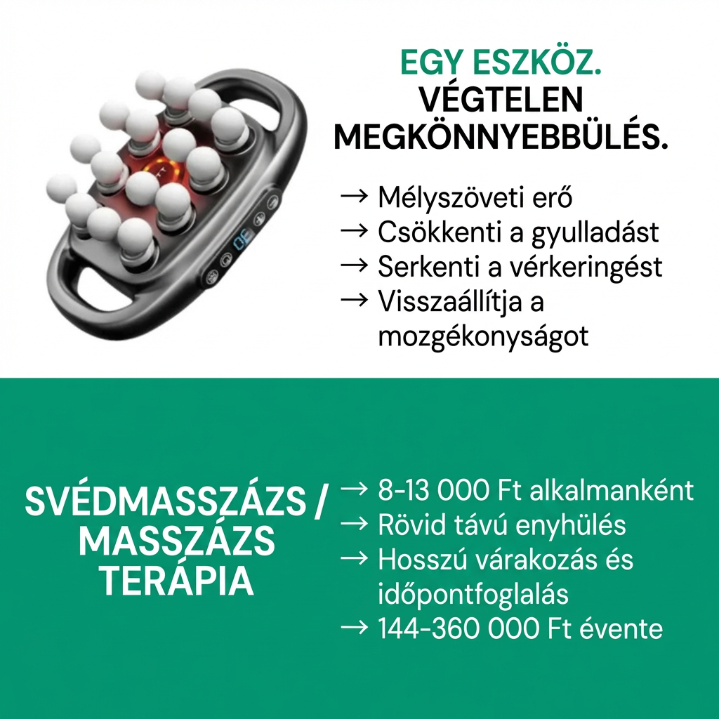 Szüntesse meg a fájdalmat és regenerálja minden izmát a vörösfény-terápiás Omnivellis™-el